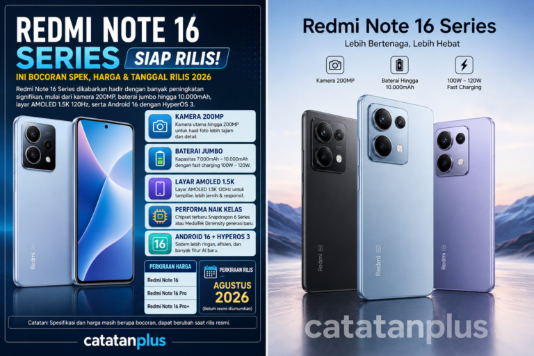 Redmi Note 16 Series Siap Rilis, Apa yang Berubah? Ini Bocoran Terbarunya!