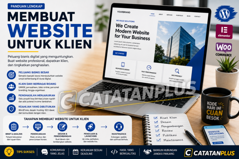Membuat Website untuk Klien: Peluang Bisnis Digital dengan Penghasilan Menjanjikan 2026