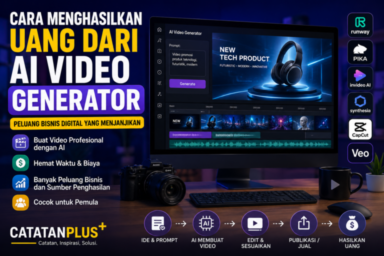 Cara Menghasilkan Uang dari AI Video Generator: Peluang Bisnis Digital yang Semakin Menjanjikan 2026
