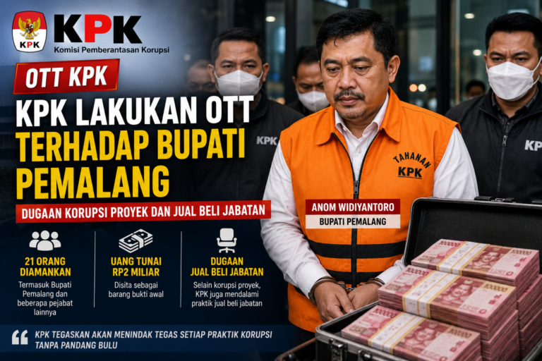 Oknum Staf KPK Diduga Bocorkan Informasi Kasus Dugaan Korupsi Bupati Pemalang Terbaru 2026, Berujung Dugaan Pemerasan