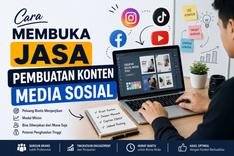 Cara Membuka Jasa Pembuatan Konten Media Sosial: Panduan Lengkap untuk Pemula 2026