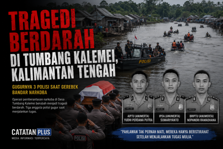 Tragedi Berdarah di Tumbang Kalemei, Kalimantan Tengah: Kronologi Lengkap Gugurnya Tiga Polisi Saat Gerebek Bandar Narkoba