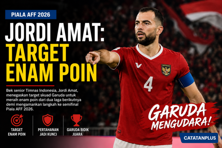 Jordi Amat Bidik Enam Poin Sempurna, Timnas Indonesia Tak Mau Terpeleset di Piala AFF 2026
