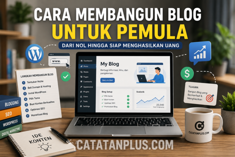 Cara Membangun Blog untuk Pemula dari Nol Hingga Siap Menghasilkan Uang 2026