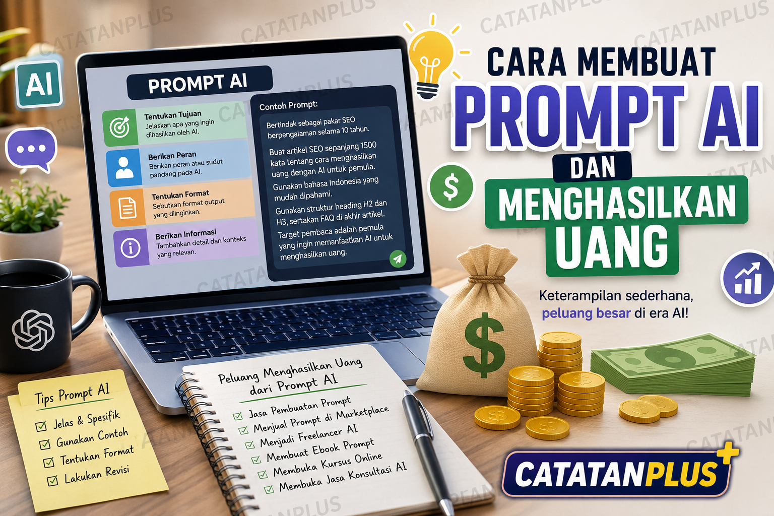 Cara Membuat Prompt AI dan Menghasilkan Uang, Peluang Digital yang Menjanjikan 2026