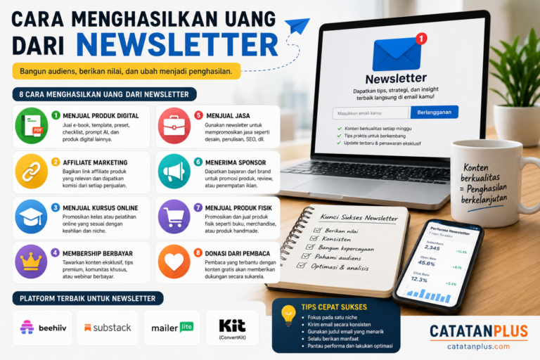 Cara Menghasilkan Uang dari Newsletter: Panduan Lengkap untuk Pemula 2026
