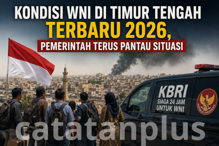 Kondisi WNI di Timur Tengah Terbaru 2026, Pemerintah Terus Pantau Situasi