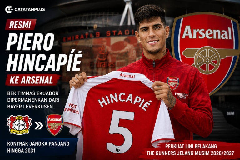 Transfer Piero Hincapié Resmi Dipermanenkan Arsenal! Perkuat Lini Belakang Jelang Musim Baru 2026/2027