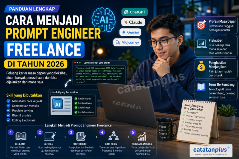 Cara Menjadi Prompt Engineer Freelance di Tahun 2026: Panduan Lengkap untuk Pemula