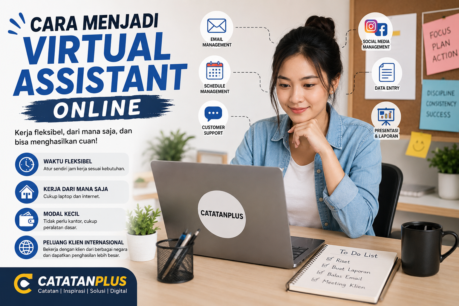 Cara Menjadi Virtual Assistant Online untuk Pemula 2026