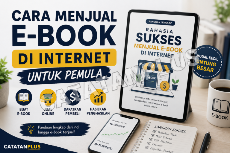 Cara Menjual E-book di Internet untuk Pemula: Panduan Lengkap Hingga Mendapatkan Penjualan Pertama 2026
