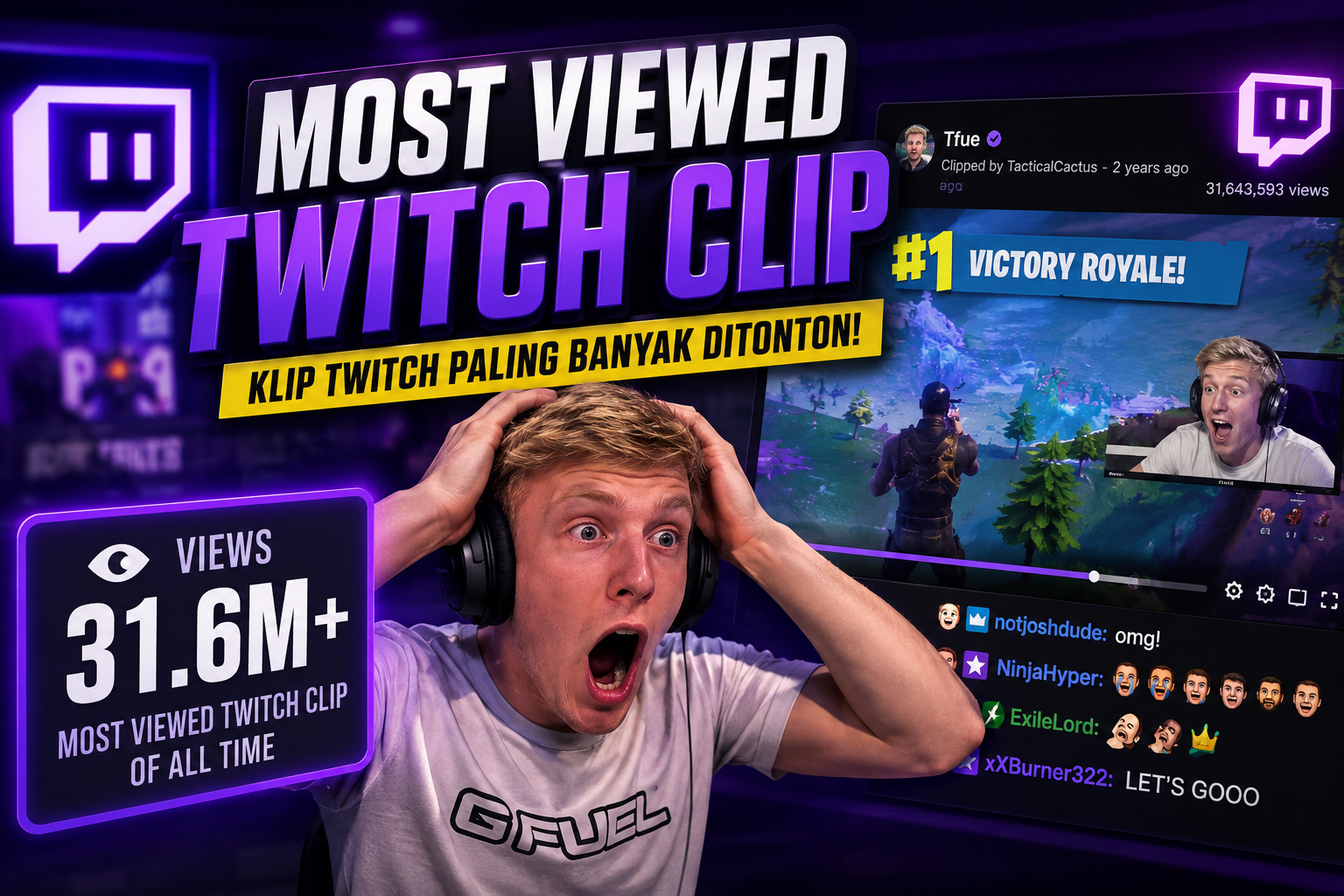 Most Viewed Twitch Clip: Klip Twitch Paling Banyak Ditonton Sepanjang Tahun 2026