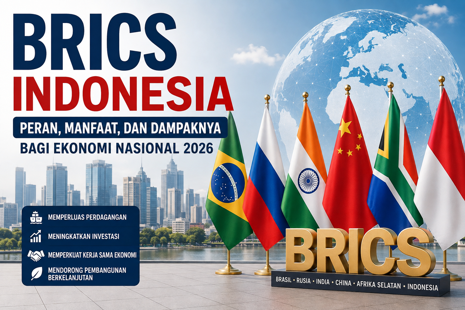 BRICS Indonesia: Peran, Manfaat, dan Dampaknya bagi Ekonomi Nasional Tahun 2026