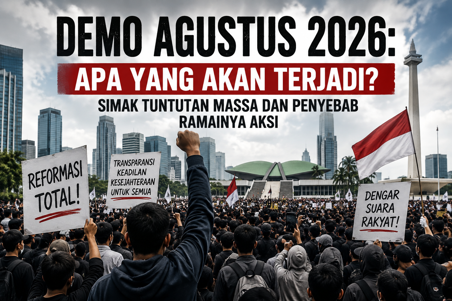 Demo Agustus 2026: Apa yang Akan Terjadi? Simak Tuntutan Massa dan Penyebab Ramainya Aksi