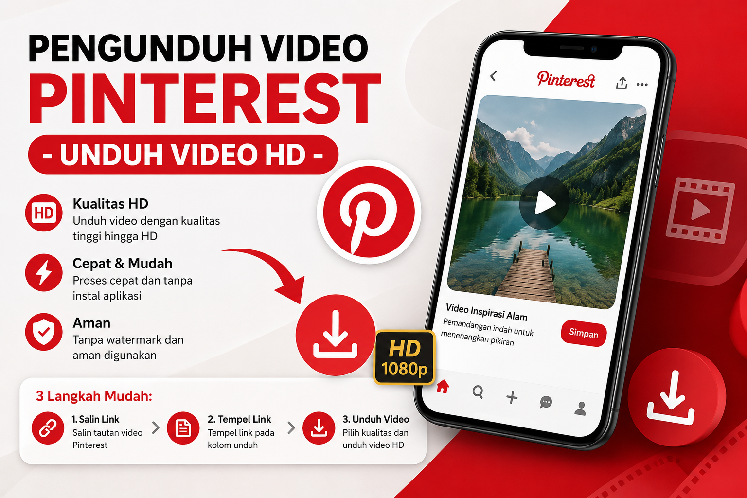 Pengunduh Video Pinterest – Unduh Video HD dengan Mudah