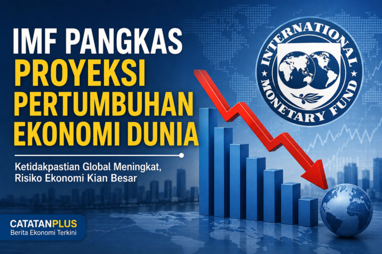 IMF Pangkas Proyeksi Pertumbuhan Ekonomi Dunia, Ketidakpastian Global Meningkat Tahun 2026