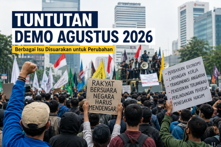 Tuntutan Demo Agustus 2026: Daftar Isu yang Disuarakan Massa Aksi di Berbagai Daerah