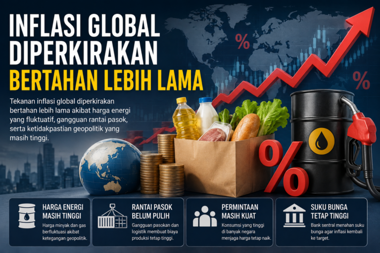 Inflasi Global Diperkirakan Bertahan Lebih Lama, Ini Dampaknya bagi Ekonomi Dunia