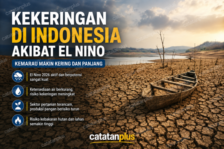 Kekeringan di Indonesia akibat El Nino 2026, Kemarau Makin Kering dan Panjang