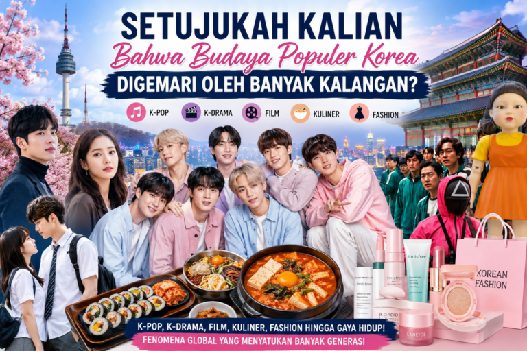 Setujukah Kalian Bahwa Budaya Populer Korea Digemari oleh Banyak Kalangan?