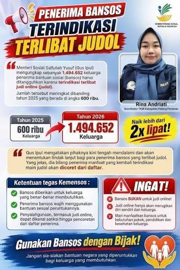 Tidak Mendapatkan Bansos karena Main Judol, Benarkah Bantuan Sosial Bisa Dihentikan?