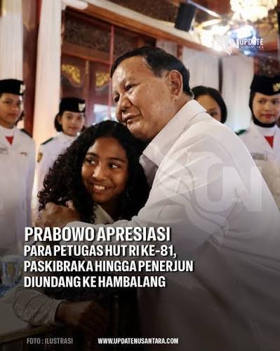 Petugas HUT RI ke-81 Diundang ke Hambalang oleh Prabowo, Jadi Momen Penghargaan Usai Upacara Kemerdekaan