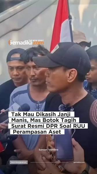 Supriyono Alias Mas Botak Sukses Sampaikan Aspirasi ke Pimpinan DPR, Desak RUU Perampasan Aset Segera Disahkan