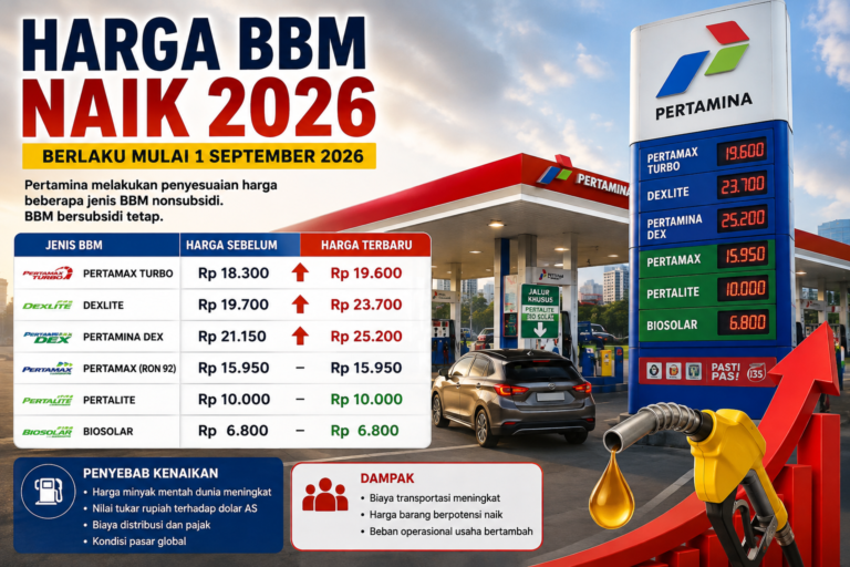 Harga BBM Naik pada 2026, Berikut Perubahan Harga dan Dampaknya bagi Masyarakat